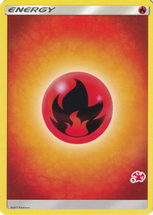 Fire Energy (#9 Charizard Stamped) Battle Academy - Promo