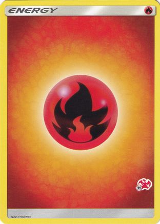 Fire Energy (#35 Charizard Stamped) Battle Academy - Promo