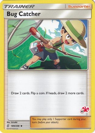 Bug Catcher - 189/236 (#47 Charizard Stamped)/236 Battle Academy - Promo