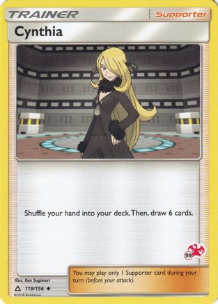 Cynthia (#59 Charizard Stamped) 119/156 Battle Academy - Promo
