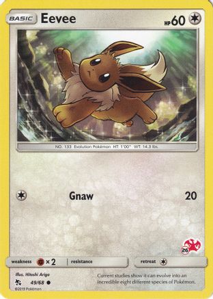 Eevee (#26 Charizard Stamped) 049/068 Battle Academy - Promo
