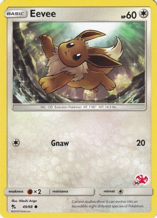 Eevee (#36 Charizard Stamped) 049/068 Battle Academy - Promo