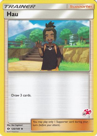 Hau - 120/149 (#41 Charizard Stamped)/149 Battle Academy - Promo