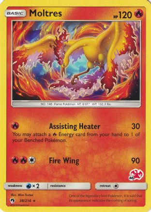 Moltres (#46 Charizard Stamped) 038/214 Battle Academy - Promo