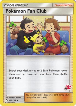 Pokemon Fan Club - 133/156 (#45 Charizard Stamped)/156 Battle Academy - Promo