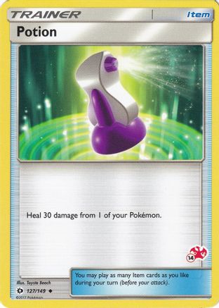 Potion (#14 Charizard Stamped) 127/149 Battle Academy - Promo