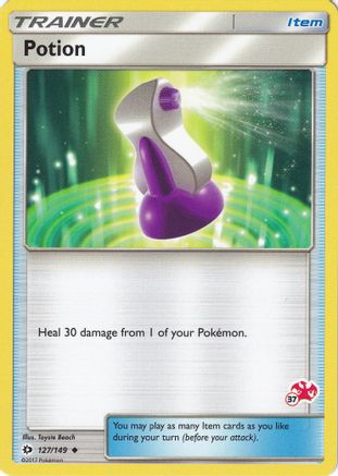 Potion - 127/149 (#37 Charizard Stamped)/149 Battle Academy - Promo