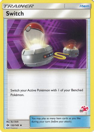 Switch (#58 Charizard Stamped) 132/149 Battle Academy - Promo