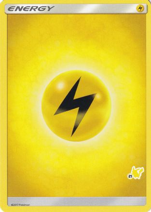 Lightning Energy (#21 Pikachu Stamped) Battle Academy - Promo