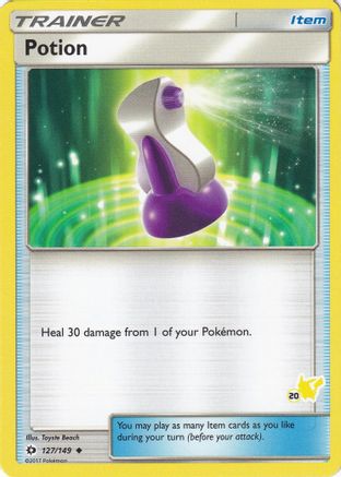 Potion - 127/149 (#20 Pikachu Stamped)/149 Battle Academy - Promo