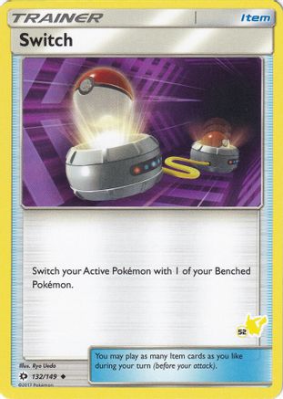 Switch - 132/149 (#52 Pikachu Stamped)/149 Battle Academy - Promo