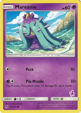 Mareanie (Mewtwo Stamped) 105/214 Battle Academy - Promo