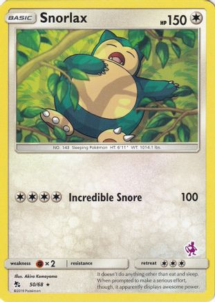 Snorlax (Mewtwo Stamped) 050/68 Battle Academy - Promo