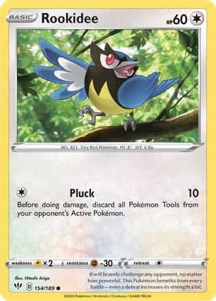 Rookidee 154 SWSH03 Darkness Ablaze - Common