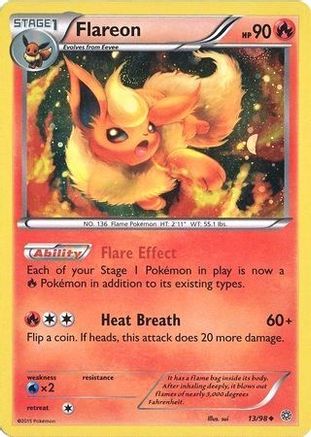 Flareon (Cosmos Holo) 013/98 - Holofoil Miscellaneous Cards & Products - Promo