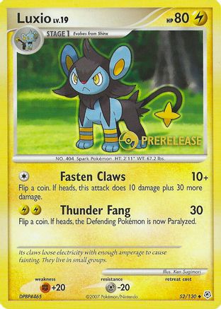 Luxio - 52/130 (Prerelease)/130 Nintendo Promos - Promo