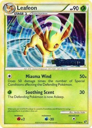 Leafeon - 17/90 (Prerelease)/90 - Holofoil HGSS Promos - Promo