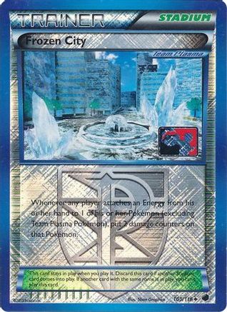 Frozen City (Team Plasma) - 100/116 (League Promo)/116 - Reverse Holofoil League & Championship Cards - Promo