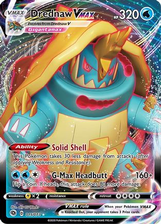 Drednaw VMAX 015 - Holofoil Champions Path - Ultra Rare
