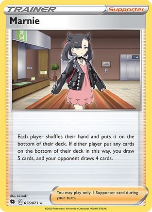 Marnie 056 - Reverse Holofoil Champions Path - Holo Rare