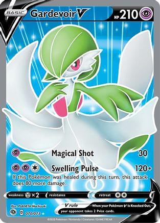 Gardevoir V (Full Art) 070 - Holofoil Champions Path - Ultra Rare