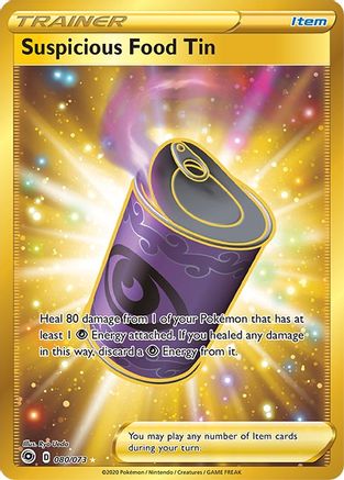 Suspicious Food Tin (Secret) 080 - Holofoil Champions Path - Secret Rare