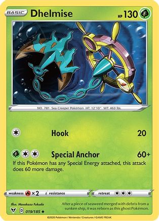 Dhelmise 019 SWSH04 Vivid Voltage - Uncommon