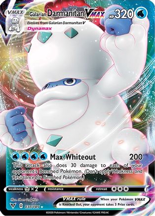 Galarian Darmanitan VMAX 037 - Holofoil SWSH04 Vivid Voltage - Ultra Rare