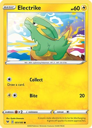 Electrike 051 - Reverse Holofoil SWSH04 Vivid Voltage - Common