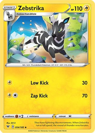 Zebstrika 054 SWSH04 Vivid Voltage - Uncommon