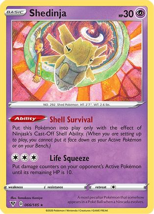 Shedinja 066 SWSH04 Vivid Voltage - Rare