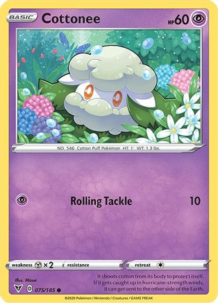Cottonee 075 SWSH04 Vivid Voltage - Common