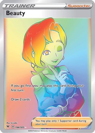 Beauty (Secret) 194 - Holofoil SWSH04 Vivid Voltage - Secret Rare