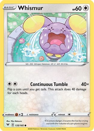 Whismur 135 SWSH04 Vivid Voltage - Common