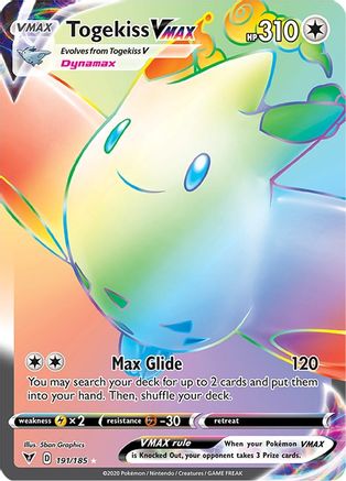 Togekiss VMAX (Secret) 191 - Holofoil SWSH04 Vivid Voltage - Secret Rare
