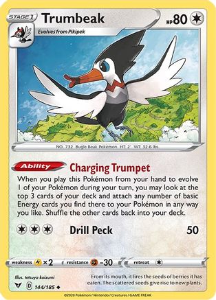 Trumbeak 144 SWSH04 Vivid Voltage - Uncommon