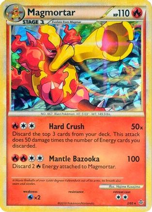 Magmortar (Cracked Ice Holo) 002/95 - Holofoil Miscellaneous Cards & Products - Promo
