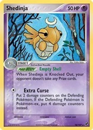 Shedinja - 14/107/107 Deck Exclusives - Rare