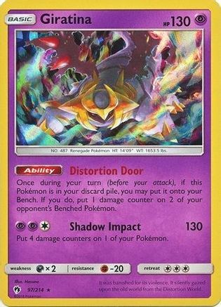 Giratina (Cosmos Holo) 097/214 - Holofoil Blister Exclusives - Promo