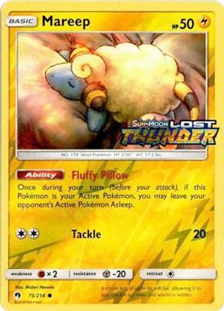 Mareep (Toys R Us Promo) 075/214 - Reverse Holofoil Miscellaneous Cards & Products - Promo