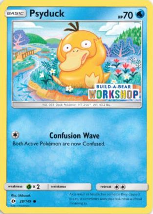 Psyduck (Build-A-Bear Workshop Exclusive) 028/149 Miscellaneous Cards & Products - Promo