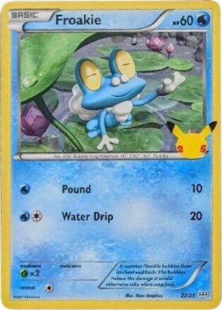 Froakie 022/25 McDonalds 25th Anniversary Promos - Promo