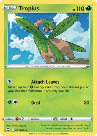 Tropius 005 Shining Fates - Uncommon