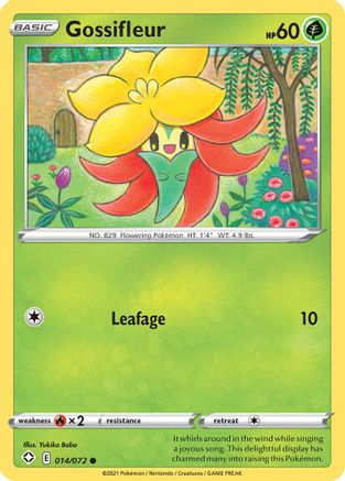 Gossifleur 014 - Reverse Holofoil Shining Fates - Common