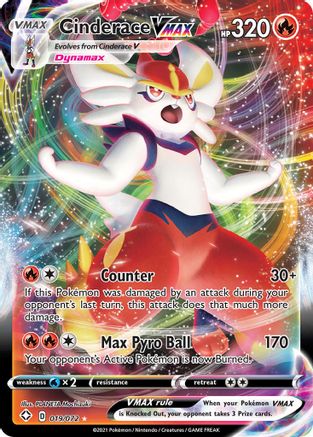 Cinderace VMAX 019 - Holofoil Shining Fates - Ultra Rare