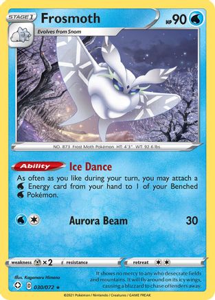 Frosmoth 030 - Holofoil Shining Fates - Holo Rare