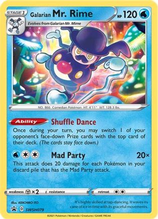Galarian Mr. Rime SWSH079 - Holofoil SWSH Sword & Shield Promo Cards - Promo