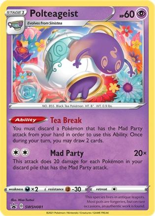 Polteageist SWSH081 - Holofoil SWSH Sword & Shield Promo Cards - Promo
