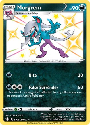 Morgrem SV084 - Holofoil Shining Fates Shiny Vault - Shiny Holo Rare