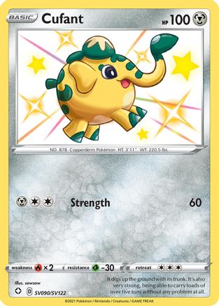 Cufant SV090 - Holofoil Shining Fates Shiny Vault - Shiny Holo Rare